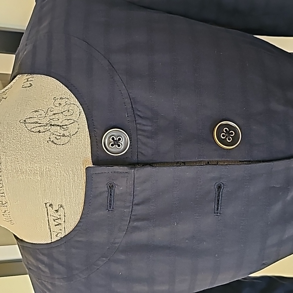 NWT Banana Republic sz 0 navy jacket - Picture 2 of 14